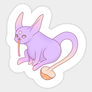 Crazy Rabbit Sticker